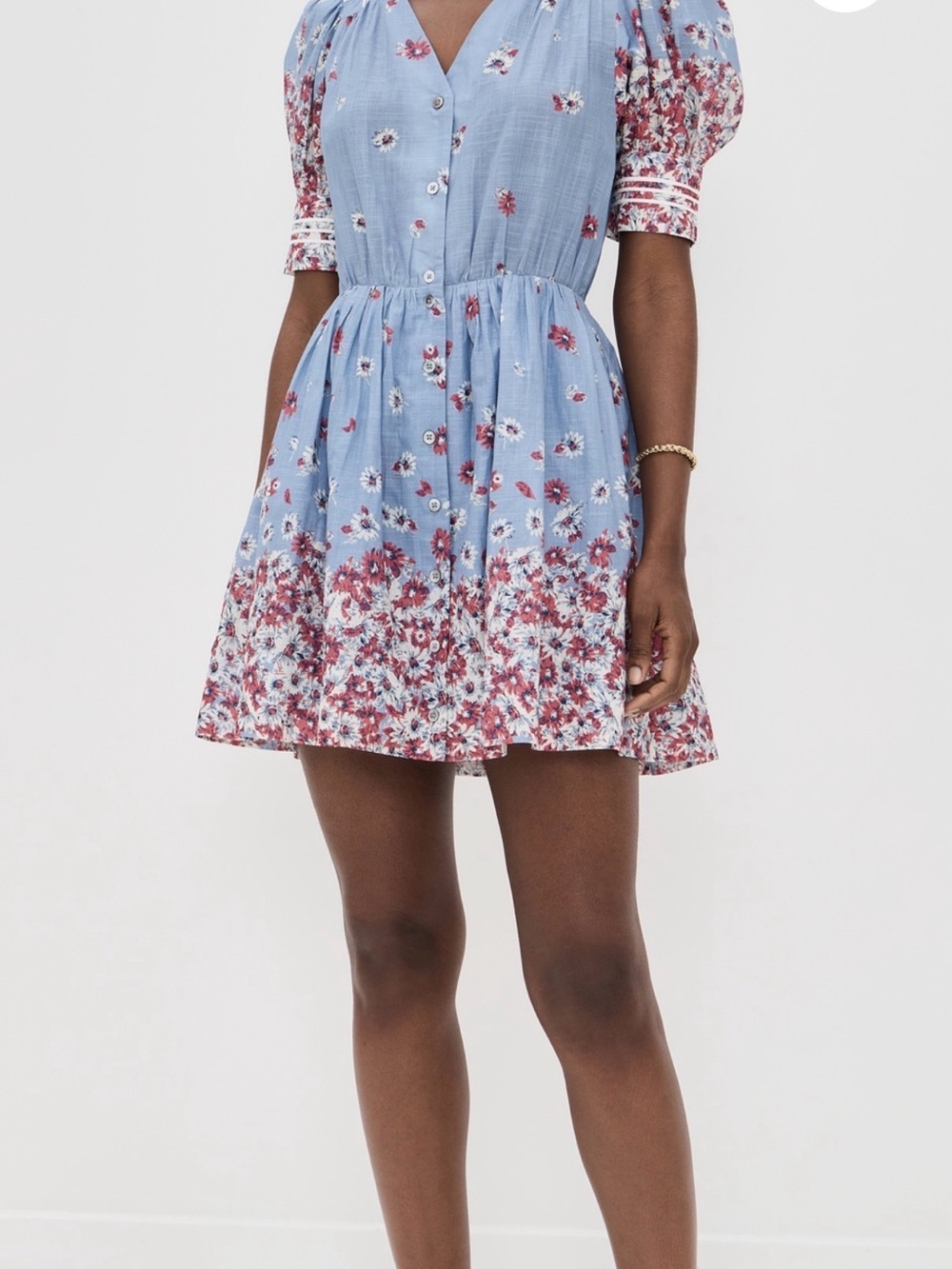 Sea Whitney print puff dress